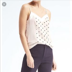 Banana Republic polka dot blouse